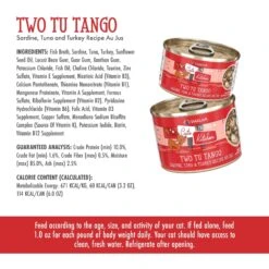 Weruva Cats In The Kitchen Two Tu Tango Sardine, Tuna & Turkey Au Jus Grain-Free Canned Cat Food 19 Weruva Cats In The Kitchen Two Tu Tango Sardine, Tuna & Turkey Au Jus Grain-Free Canned Cat Food -Blue Buffalo Shop 58954 PT8. AC SS1800 V1702598017