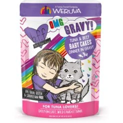 BFF Tuna & Beef Baby Cakes Dinner In Gravy Wet Cat Food Pouches