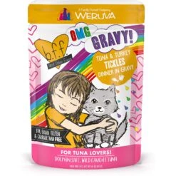 BFF Tuna & Turkey Tickles Dinner In Gravy Wet Cat Food Pouches