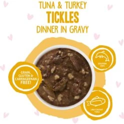 BFF Tuna & Turkey Tickles Dinner In Gravy Wet Cat Food Pouches 13 BFF Tuna & Turkey Tickles Dinner In Gravy Wet Cat Food Pouches -Blue Buffalo Shop 59062 PT2. AC SS1800 V1644905792