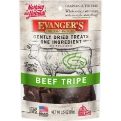 Evanger's Nothing But Natural Beef Tripe Gently Dried Dog & Cat Treats