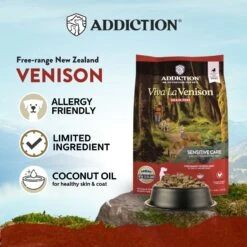 Addiction Grain-Free Viva La Venison Dry Dog Food 13 Addiction Grain-Free Viva La Venison Dry Dog Food -Blue Buffalo Shop 60108 PT2. AC SS1800 V1672947921