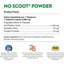 NaturVet No Scoot Plus Pumpkin Powder Digestive Supplement For Dogs -Blue Buffalo Shop 60304 PT7. AC SS1800 V1698697644