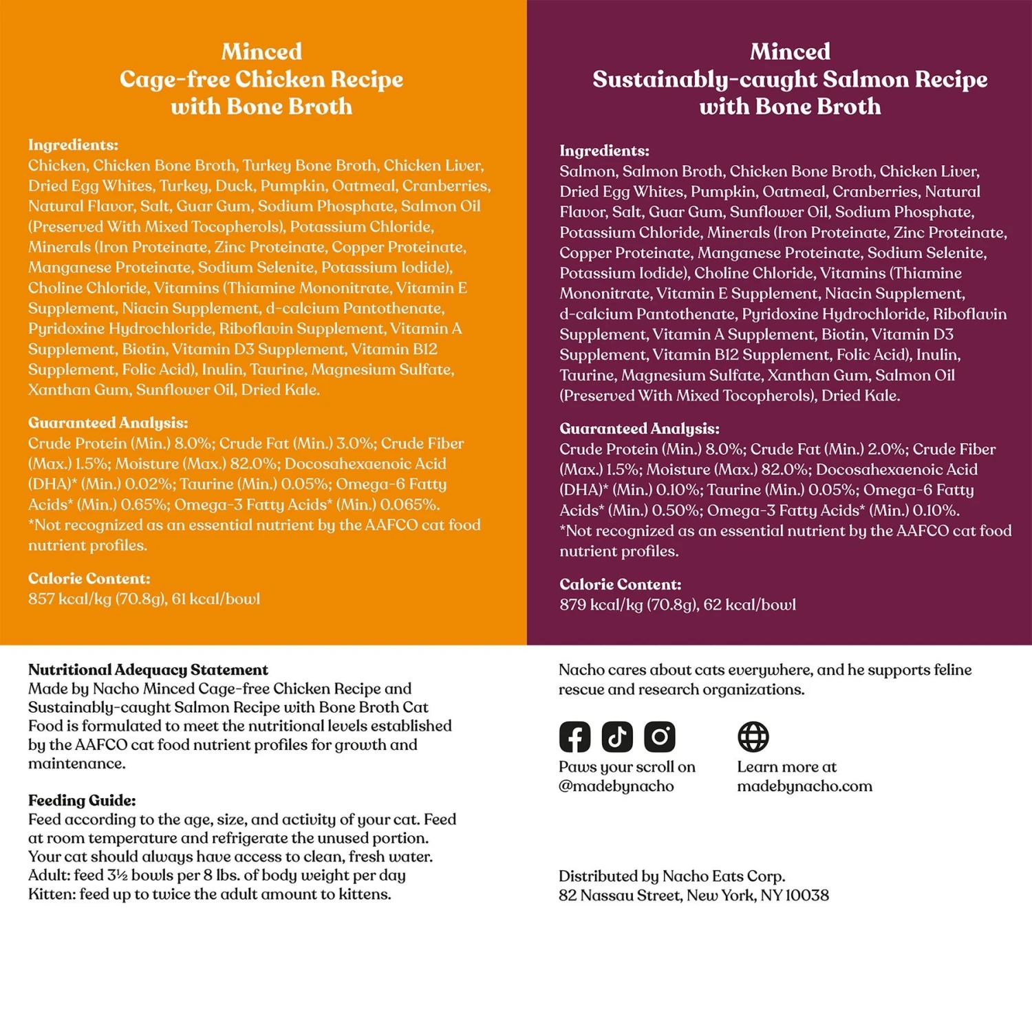 Made By Nacho Cuts In Gravy Recipes With Bone Broth Variety Pack Wet Cat Food & Made By Nacho Minced Recipes With Bone Broth Variety Pack Wet Cat Food 5 Made By Nacho Cuts In Gravy Recipes With Bone Broth Variety Pack Wet Cat Food & Made By Nacho Minced Recipes With Bone Broth Variety Pack Wet Cat Food - Image 3