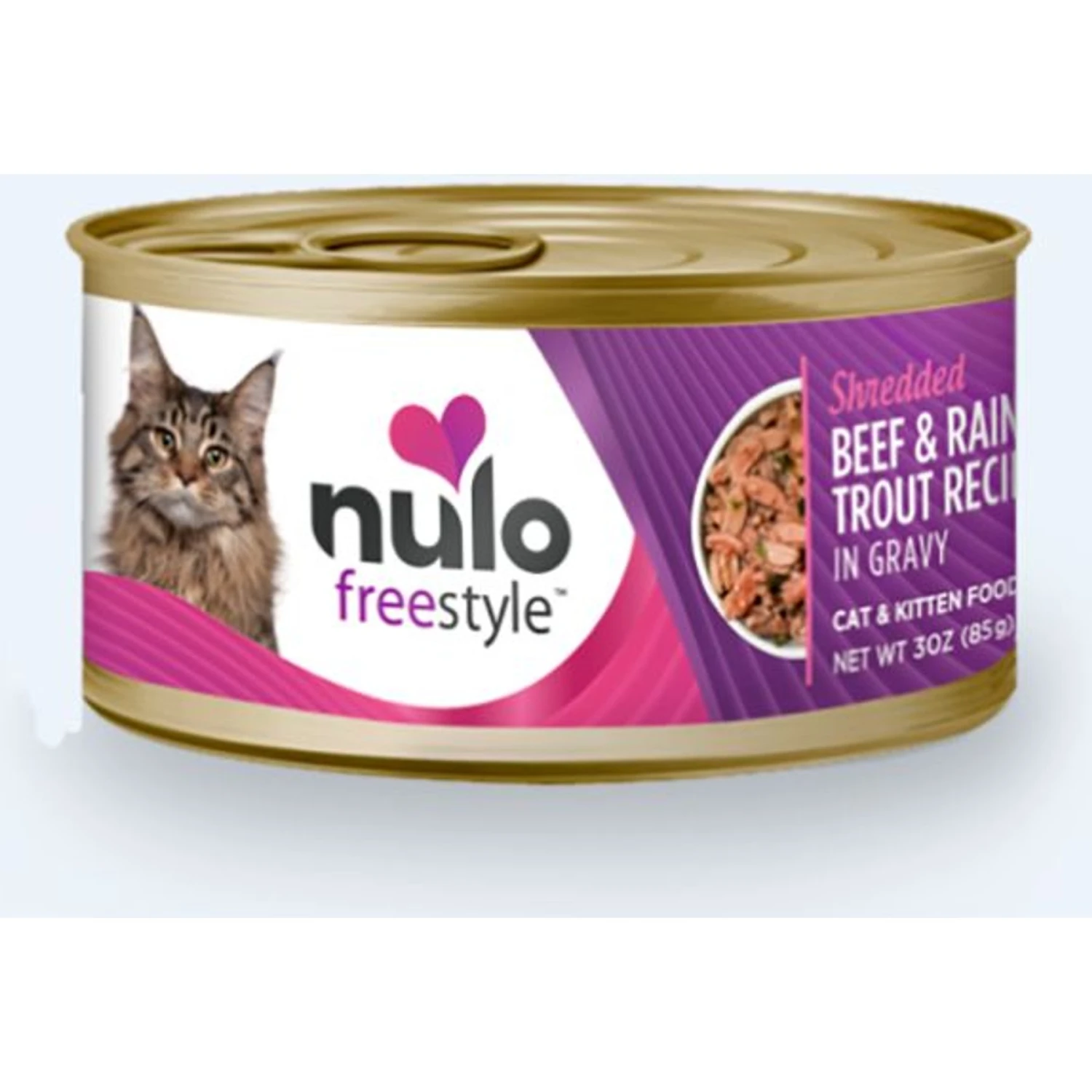Nulo Freestyle Shredded Beef & Rainbow Trout In Gravy Grain-Free Canned Cat & Kitten Food & Nulo Freestyle Shredded Chicken & Duck In Gravy Grain-Free Canned Cat Food 4 Nulo Freestyle Shredded Beef & Rainbow Trout In Gravy Grain-Free Canned Cat & Kitten Food & Nulo Freestyle Shredded Chicken & Duck In Gravy Grain-Free Canned Cat Food - Image 2