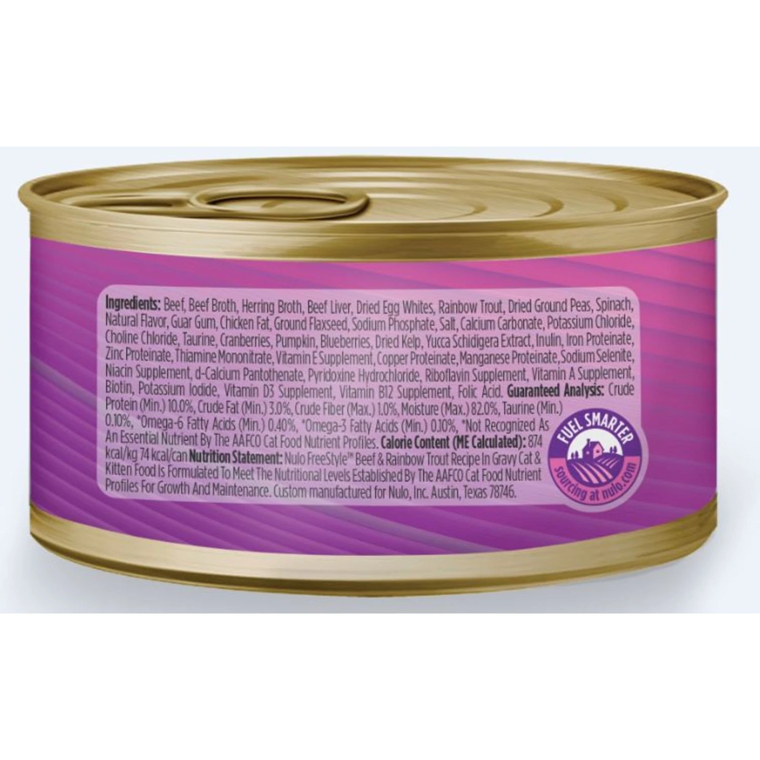 Nulo Freestyle Shredded Beef & Rainbow Trout In Gravy Grain-Free Canned Cat & Kitten Food & Nulo Freestyle Shredded Chicken & Duck In Gravy Grain-Free Canned Cat Food 5 Nulo Freestyle Shredded Beef & Rainbow Trout In Gravy Grain-Free Canned Cat & Kitten Food & Nulo Freestyle Shredded Chicken & Duck In Gravy Grain-Free Canned Cat Food - Image 3