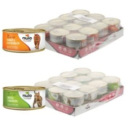 Nulo Freestyle Turkey & Chicken Recipe Grain-Free Canned Cat & Kitten Food & Nulo Freestyle Duck & Tuna Recipe Grain-Free Canned Cat & Kitten Food