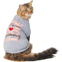 Frisco I Love Mommy Heart Dog & Cat T-Shirt -Blue Buffalo Shop 608382 PT2. AC SS1800 V1676644967