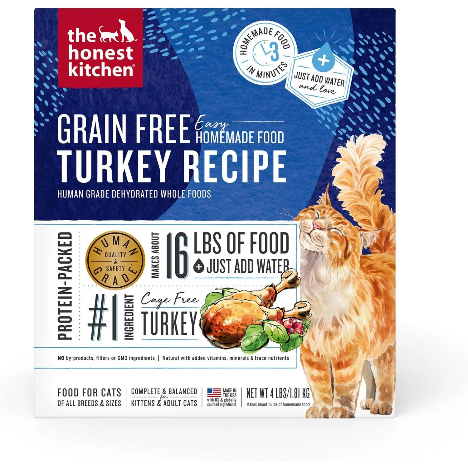 The Honest Kitchen Grain-Free Turkey Dehydrated Cat Food & The Honest Kitchen Goat's Milk With Probiotics For Cats 4 The Honest Kitchen Grain-Free Turkey Dehydrated Cat Food & The Honest Kitchen Goat's Milk With Probiotics For Cats - Image 2