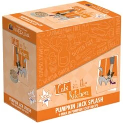 Weruva Cats In The Kitchen Mack, Jack & Sam Salmon, Mackerel & Tuna Recipe Grain-Free Cat Food Pouches & Weruva Cats In The Kitchen Pumpkin Jack Splash Tuna In Pumpkin Soup Grain-Free Cat Food Pouches -Blue Buffalo Shop 611414 PT8. AC SS1800 V1661530200