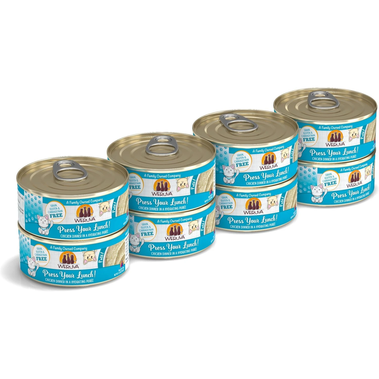 Weruva Classic Cat Press Your Lunch! Chicken Pate Canned Cat Food & Weruva Classic Cat Meal Or No Deal Chicken & Beef Pate Canned Cat Food 4 Weruva Classic Cat Press Your Lunch! Chicken Pate Canned Cat Food & Weruva Classic Cat Meal Or No Deal Chicken & Beef Pate Canned Cat Food - Image 2