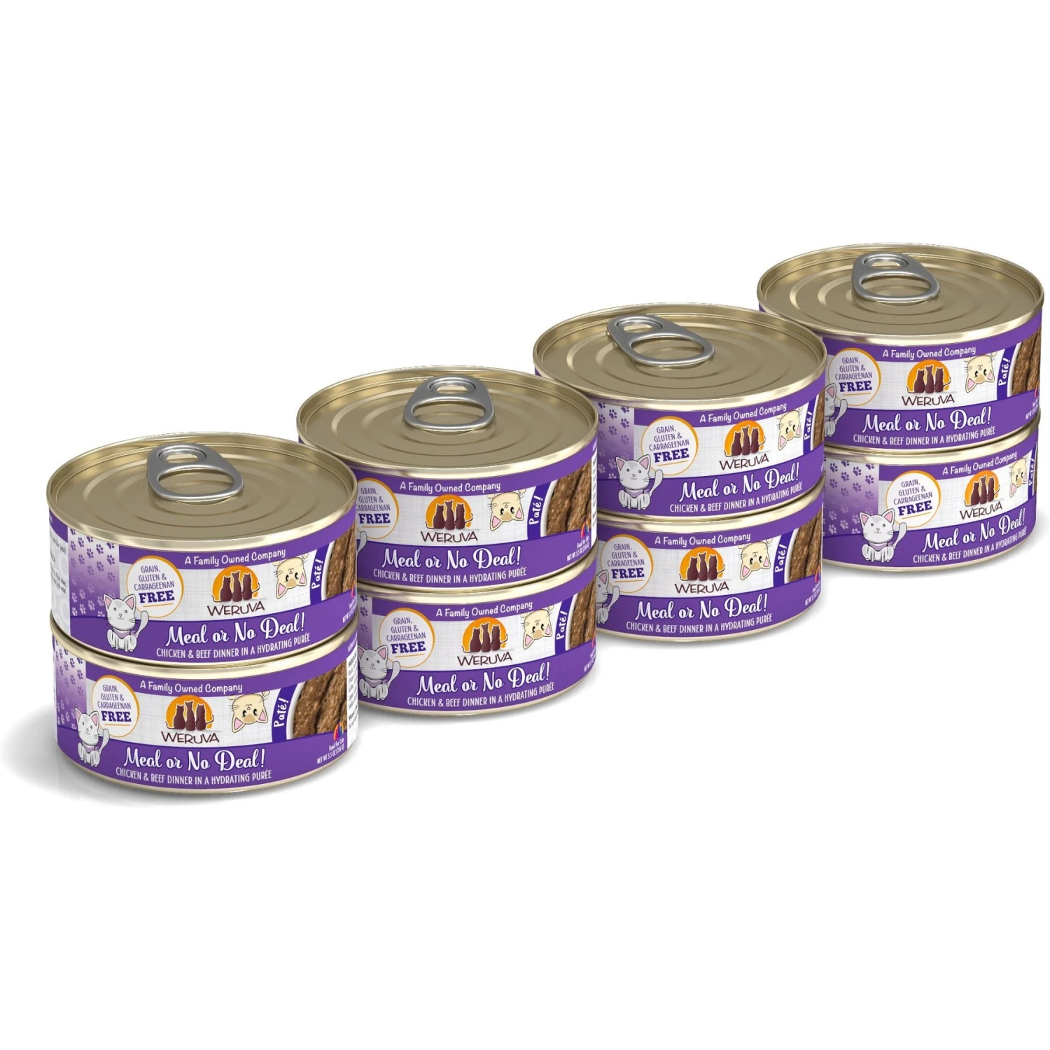 Weruva Classic Cat Press Your Lunch! Chicken Pate Canned Cat Food & Weruva Classic Cat Meal Or No Deal Chicken & Beef Pate Canned Cat Food 8 Weruva Classic Cat Press Your Lunch! Chicken Pate Canned Cat Food & Weruva Classic Cat Meal Or No Deal Chicken & Beef Pate Canned Cat Food - Image 6