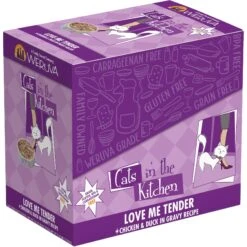 Weruva Cats In The Kitchen Mack, Jack & Sam Salmon, Mackerel & Tuna Recipe Grain-Free Cat Food Pouches & Weruva Cats In The Kitchen Love Me Tender Chicken & Duck Recipe Grain-Free Cat Food Pouches -Blue Buffalo Shop 611486 PT8. AC SS1800 V1661528814