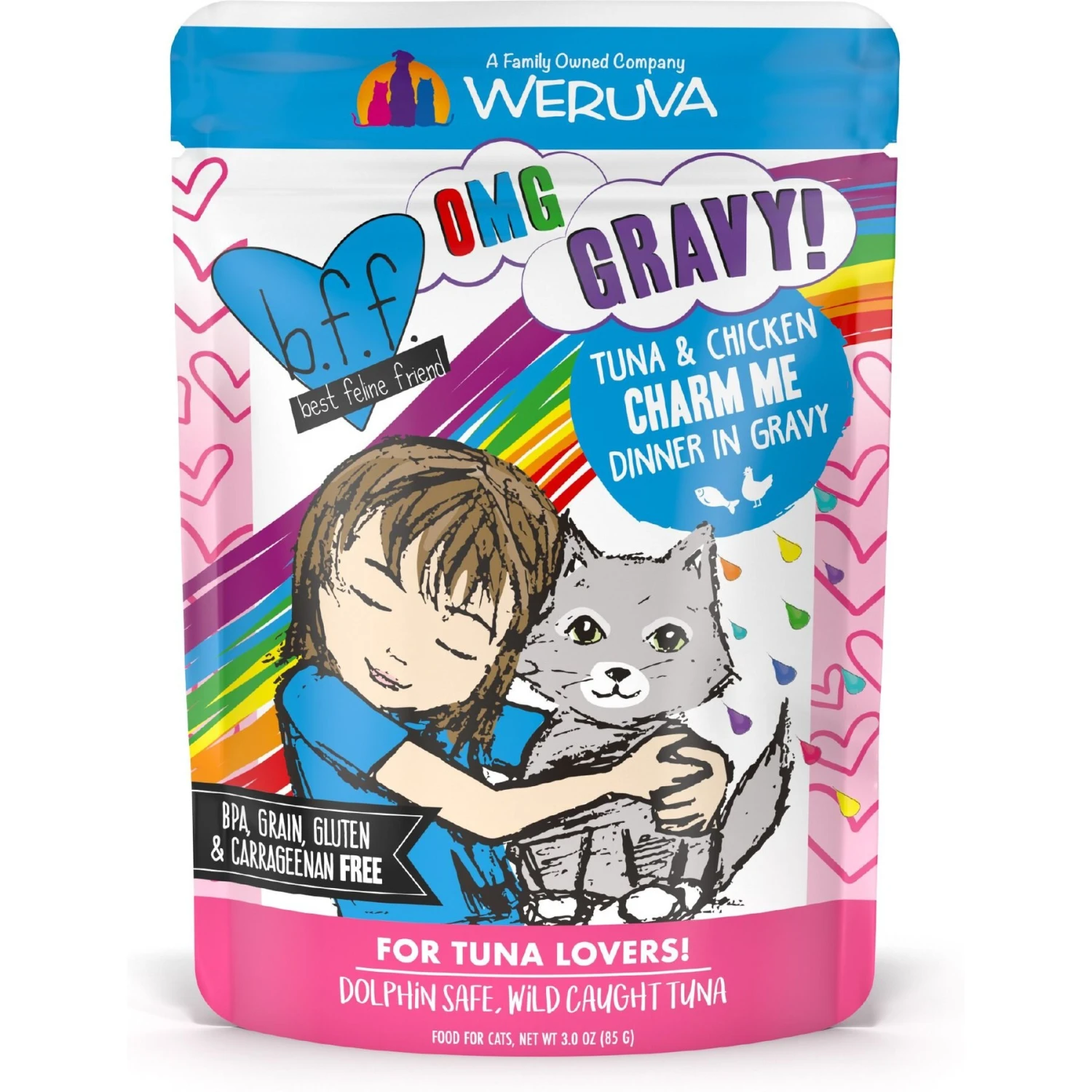 BFF Tuna & Chicken Charm Me Dinner In Gravy Wet Cat Food Pouches & BFF Tuna & Duck Devour Me Dinner In Gravy Wet Cat Food Pouches 5 BFF Tuna & Chicken Charm Me Dinner In Gravy Wet Cat Food Pouches & BFF Tuna & Duck Devour Me Dinner In Gravy Wet Cat Food Pouches - Image 3