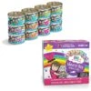 BFF Rainbow A Gogo Variety Pack Wet Cat Food Pouches, 3-oz, Case Of 12 & BFF OMG Rainbow Road Variety Pack Grain-Free Canned Cat Food 1 BFF Rainbow A Gogo Variety Pack Wet Cat Food Pouches, 3-oz, Case Of 12 & BFF OMG Rainbow Road Variety Pack Grain-Free Canned Cat Food -Blue Buffalo Shop 611798 MAIN. AC SS1800 V1661534090