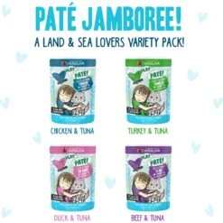 Weruva Best Feline Friend Paté Lovers, Aw Yeah! Paté Jamboree! Variety Pack Grain-Free Wet Cat Food, 2.8-oz Pouch, Case Of 12 & BFF Play Pate Lovers Pate Partay Variety Pack Wet Cat Food, 3-oz Pouch, Pack Of 12 13 Weruva Best Feline Friend Paté Lovers, Aw Yeah! Paté Jamboree! Variety Pack Grain-Free Wet Cat Food, 2.8-oz Pouch, Case Of 12 & BFF Play Pate Lovers Pate Partay Variety Pack Wet Cat Food, 3-oz Pouch, Pack Of 12 -Blue Buffalo Shop 611846 PT2. AC SS1800 V1661548671