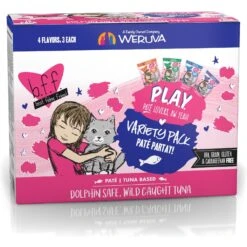 Weruva Best Feline Friend Paté Lovers, Aw Yeah! Paté Jamboree! Variety Pack Grain-Free Wet Cat Food, 2.8-oz Pouch, Case Of 12 & BFF Play Pate Lovers Pate Partay Variety Pack Wet Cat Food, 3-oz Pouch, Pack Of 12 16 Weruva Best Feline Friend Paté Lovers, Aw Yeah! Paté Jamboree! Variety Pack Grain-Free Wet Cat Food, 2.8-oz Pouch, Case Of 12 & BFF Play Pate Lovers Pate Partay Variety Pack Wet Cat Food, 3-oz Pouch, Pack Of 12 -Blue Buffalo Shop 611846 PT5. AC SS1800 V1661548613