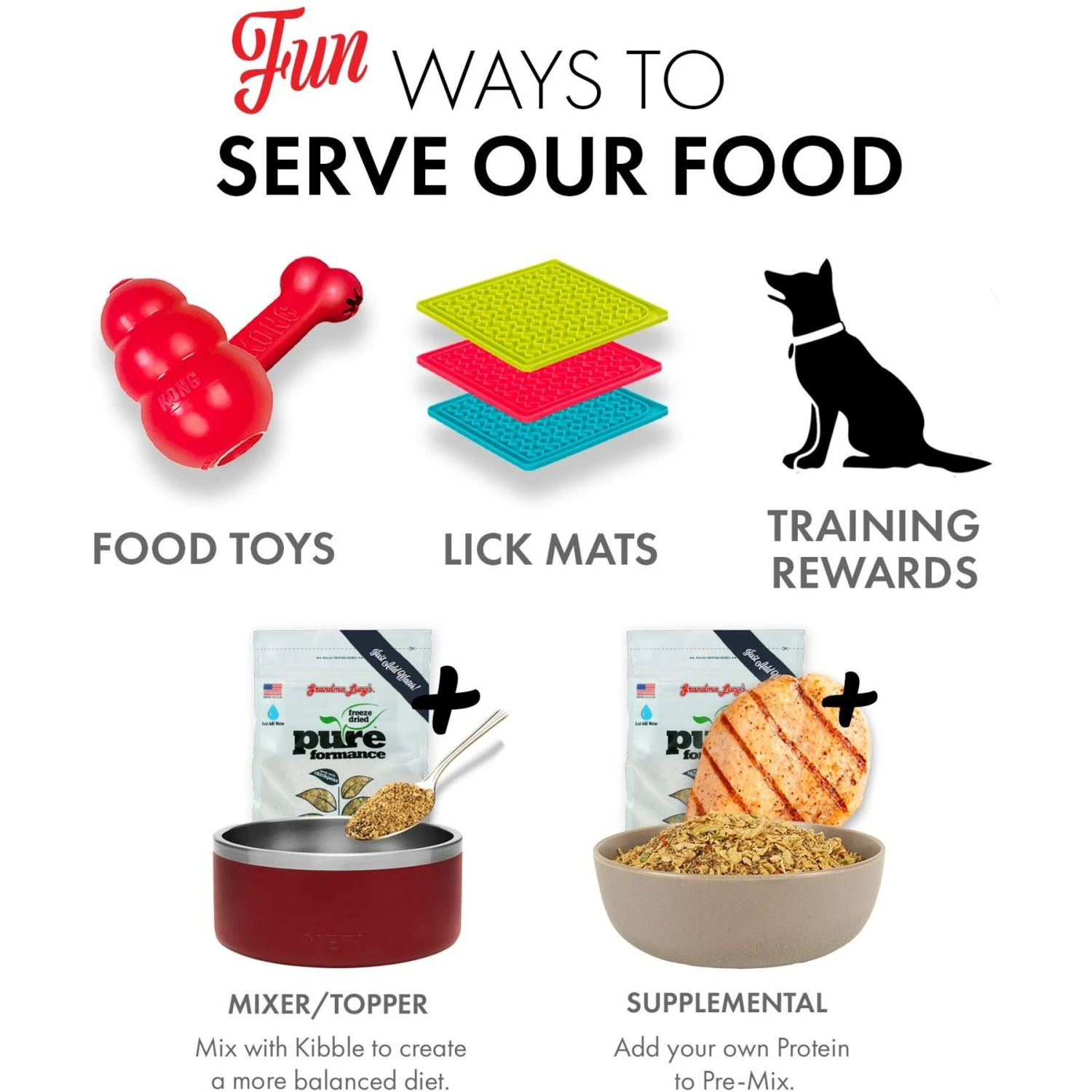 Grandma Lucy's Pureformance Grain-Free/Freeze-Dried Dog Food Pre-Mix 8 Grandma Lucy's Pureformance Grain-Free/Freeze-Dried Dog Food Pre-Mix - Image 6