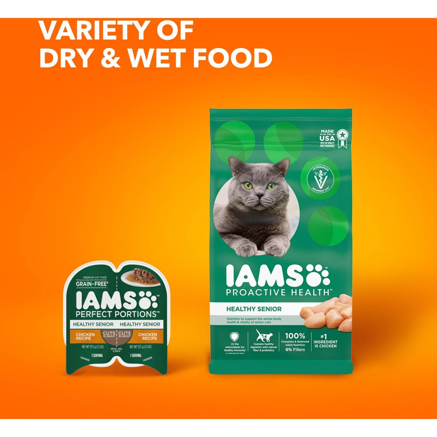 Iams ProActive Health Healthy Senior Dry Cat Food 11 Iams ProActive Health Healthy Senior Dry Cat Food - Image 9