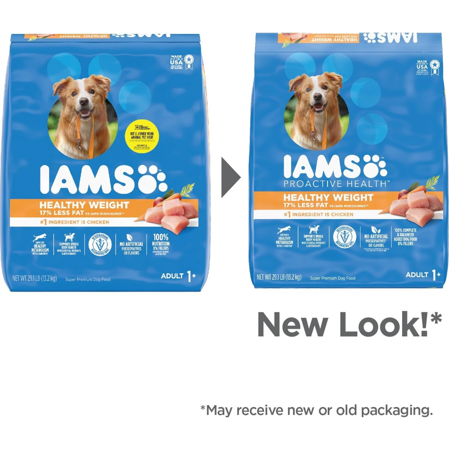 Iams Proactive Health Healthy Weight Management Low Fat Formula With Real Chicken Adult Dry Dog Food 5 Iams Proactive Health Healthy Weight Management Low Fat Formula With Real Chicken Adult Dry Dog Food - Image 3