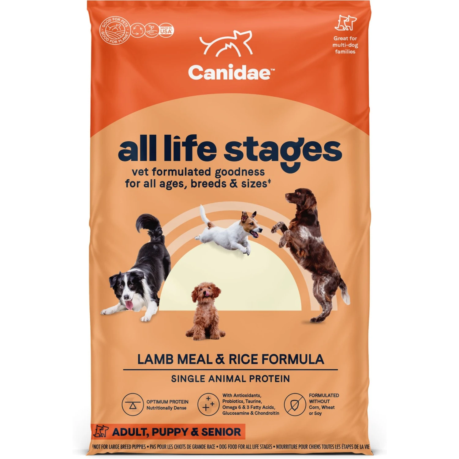 CANIDAE All Life Stages Lamb Meal & Rice Formula Dry Dog Food 3 CANIDAE All Life Stages Lamb Meal & Rice Formula Dry Dog Food