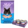 Halo Chicken, Salmon, Turkey Variety Pack Adult Grain-Free Pate Wet Cat Food & Halo Holistic Wild-Caught Whitefish Recipe Sensitive Stomach Support Adult Dry Cat Food -Blue Buffalo Shop 630270 MAIN. AC SS1800 V1686075254