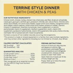 CANIDAE PURE Petite All Stages Small Breed Terrine Style Dinner With Chicken & Peas Wet Dog Food Trays, 3.5-oz, Case Of 12 & CANIDAE PURE Petite All Stages Small Breed Escalloped Style Dinner With Salmon & Shrimp Wet Dog Food Trays, 3.5-oz, Case Of 12 -Blue Buffalo Shop 632486 PT2. AC SS1800 V1663880786