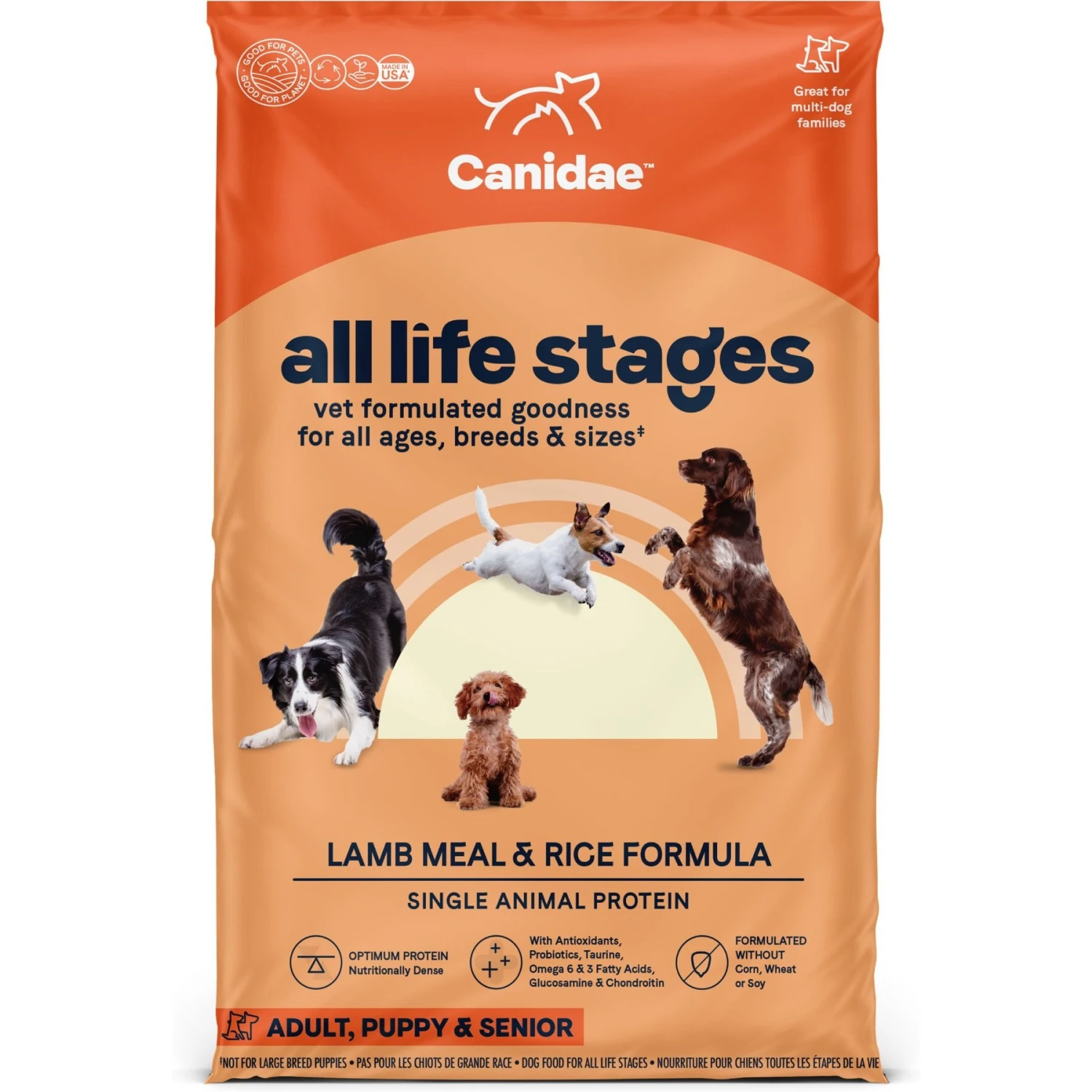 CANIDAE All Life Stages Lamb Meal & Rice Formula Dry Dog Food & CANIDAE All Life Stages Lamb & Rice Formula Canned Dog Food 4 CANIDAE All Life Stages Lamb Meal & Rice Formula Dry Dog Food & CANIDAE All Life Stages Lamb & Rice Formula Canned Dog Food - Image 2