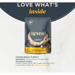 Reveal Natural Grain-Free Chicken Breast In Broth Flavored Wet Cat Food 11 Reveal Natural Grain-Free Chicken Breast In Broth Flavored Wet Cat Food -Blue Buffalo Shop 638070 PT2. AC SS1800 V1663106401