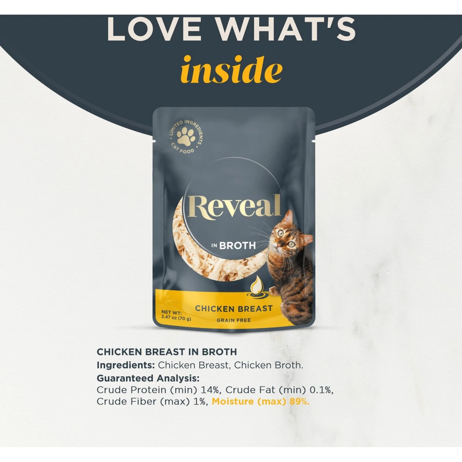 Reveal Natural Grain-Free Chicken Breast In Broth Flavored Wet Cat Food 5 Reveal Natural Grain-Free Chicken Breast In Broth Flavored Wet Cat Food - Image 3