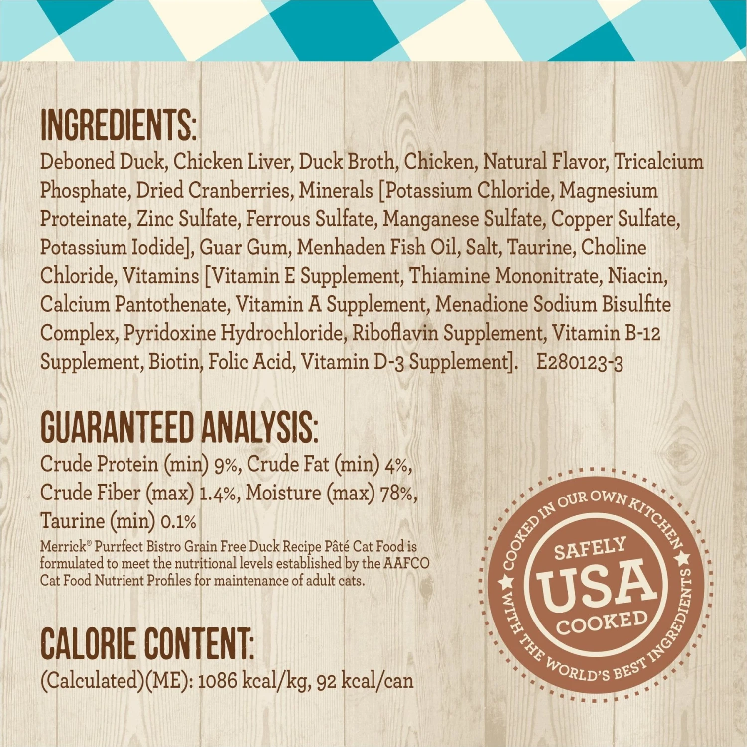 Merrick Purrfect Bistro Grain-Free Wet Cat Food Duck Recipe Pate 8 Merrick Purrfect Bistro Grain-Free Wet Cat Food Duck Recipe Pate - Image 6