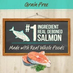 Merrick Purrfect Bistro Grain-Free Real Salmon + Sweet Potato Recipe Adult Dry Cat Food 14 Merrick Purrfect Bistro Grain-Free Real Salmon + Sweet Potato Recipe Adult Dry Cat Food -Blue Buffalo Shop 64304 PT3. AC SS1800 V1638035191