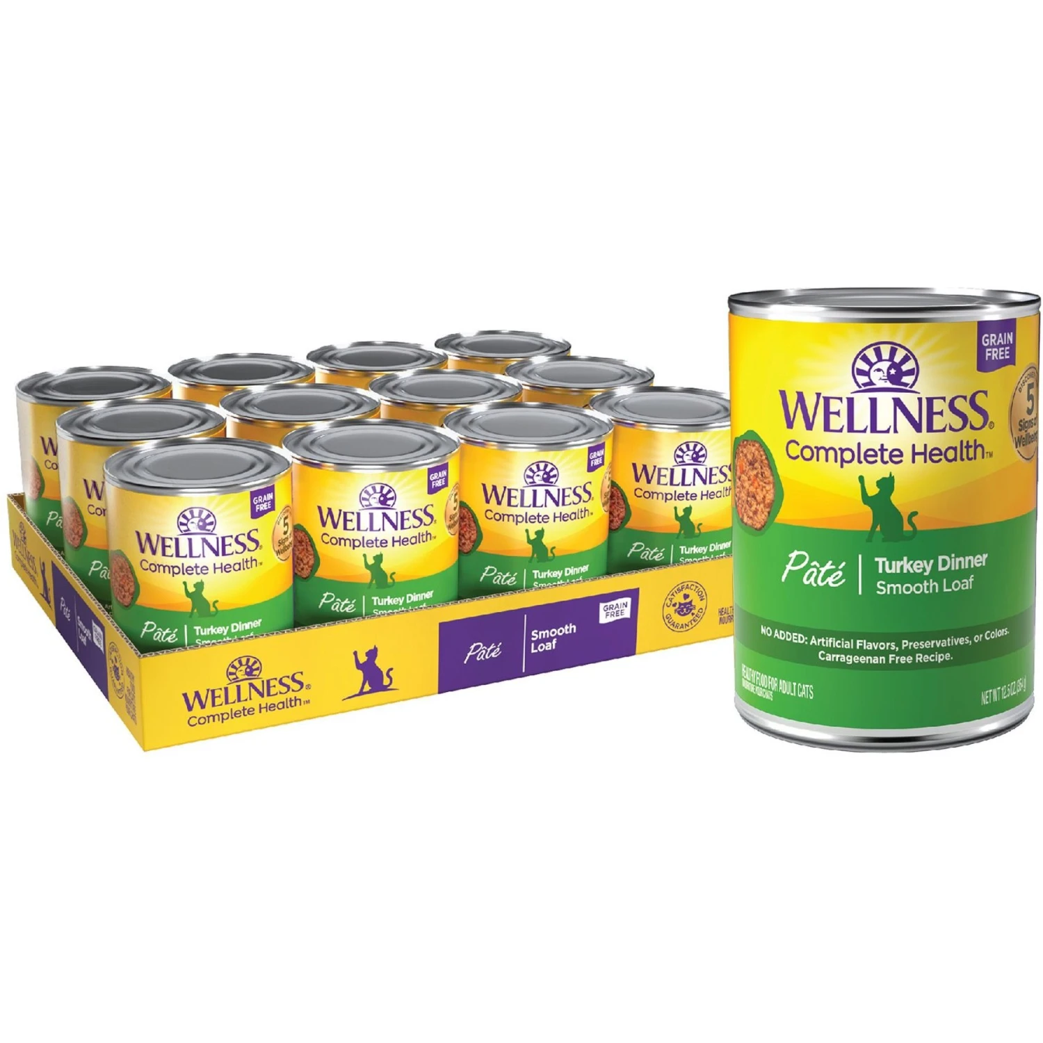 Wellness Complete Health Pate Chicken Entree Grain-Free Natural Canned Cat Food + 2 Items 10 Wellness Complete Health Pate Chicken Entree Grain-Free Natural Canned Cat Food + 2 Items - Image 8