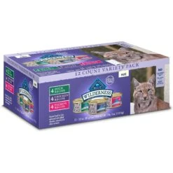 Blue Buffalo Wilderness Pate Variety Pack Duck, Chicken & Salmon Grain-Free Cat Canned Food + 2 Items 11 Blue Buffalo Wilderness Pate Variety Pack Duck, Chicken & Salmon Grain-Free Cat Canned Food + 2 Items -Blue Buffalo Shop 646846 PT1. AC SS1800 V1664560550