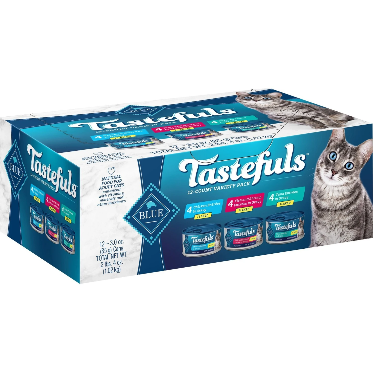 Blue Buffalo Wilderness Pate Variety Pack Duck, Chicken & Salmon Grain-Free Cat Canned Food + 2 Items 9 Blue Buffalo Wilderness Pate Variety Pack Duck, Chicken & Salmon Grain-Free Cat Canned Food + 2 Items - Image 7