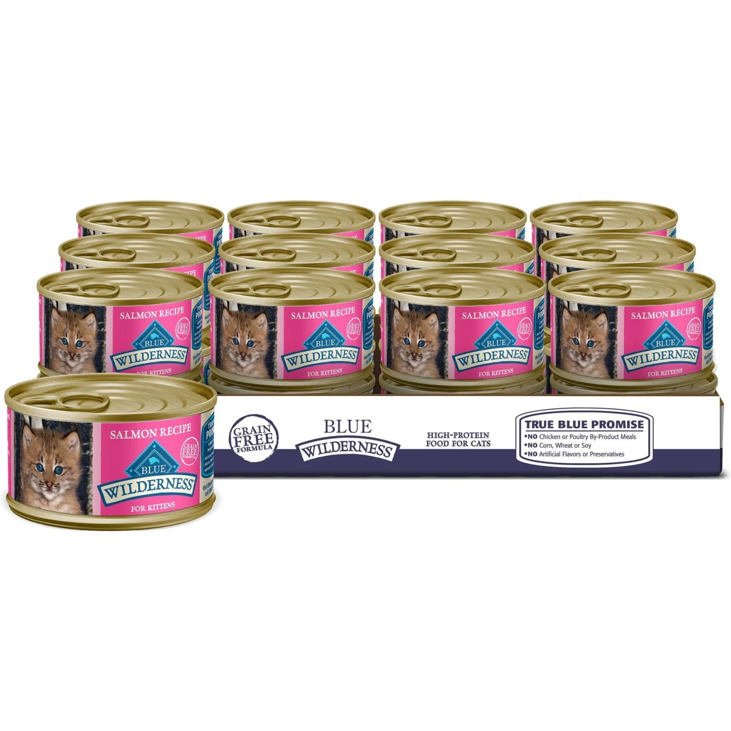 Blue Buffalo Wilderness Kitten Salmon Grain-Free Canned Cat Food + 2 Items 7 Blue Buffalo Wilderness Kitten Salmon Grain-Free Canned Cat Food + 2 Items - Image 5