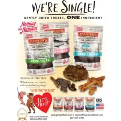 Evanger's Nothing But Natural Beef Tongue Gently Dried Dog & Cat Treats -Blue Buffalo Shop 65084 PT3. AC SS1800 V1693919450