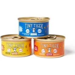 Tiny Tiger, Kitten Classic, Variety Pack, Whitefish & Poultry Pate Recipe, Canned Cat Food & Tiny Tiger, Lickables, Variety Pack, Bisque Cat Treat & Topper -Blue Buffalo Shop 652782 PT2. AC SS1800 V1664898976