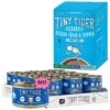 Tiny Tiger Pate Whitefish & Tuna Recipe Grain-Free Canned Cat Food & Tiny Tiger, Lickables, Variety Pack, Bisque Cat Treat & Topper 2 Tiny Tiger Pate Whitefish & Tuna Recipe Grain-Free Canned Cat Food & Tiny Tiger, Lickables, Variety Pack, Bisque Cat Treat & Topper -Blue Buffalo Shop 652878 MAIN. AC SS1800 V1664895662