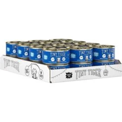 Tiny Tiger Pate Whitefish & Tuna Recipe Grain-Free Canned Cat Food & Tiny Tiger, Lickables, Variety Pack, Bisque Cat Treat & Topper -Blue Buffalo Shop 652878 PT2. AC SS1800 V1664899736