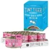 Tiny Tiger Pate Salmon Recipe Grain-Free Canned Cat Food & Tiny Tiger, Lickables, Variety Pack, Bisque Cat Treat & Topper -Blue Buffalo Shop 652902 MAIN. AC SS1800 V1664895660