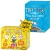 Tiny Tiger Chunks In Gravy Beef & Poultry Recipes Variety Pack Grain-Free Canned Cat Food & Tiny Tiger, Lickables, Variety Pack, Bisque Cat Treat & Topper