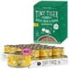 Tiny Tiger Pate Chicken Recipe Grain-Free Canned Cat Food & Tiny Tiger Lickables, Senior Formula, Tuna & Chicken Recipe, Bisque Cat Treat & Topper