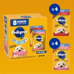 Pedigree Puppy Variety Pack Morsels In Sauce With Beef & Chicken Wet Dog Food Pouches 14 Pedigree Puppy Variety Pack Morsels In Sauce With Beef & Chicken Wet Dog Food Pouches -Blue Buffalo Shop 659758 PT3. AC SS1800 V1665781051