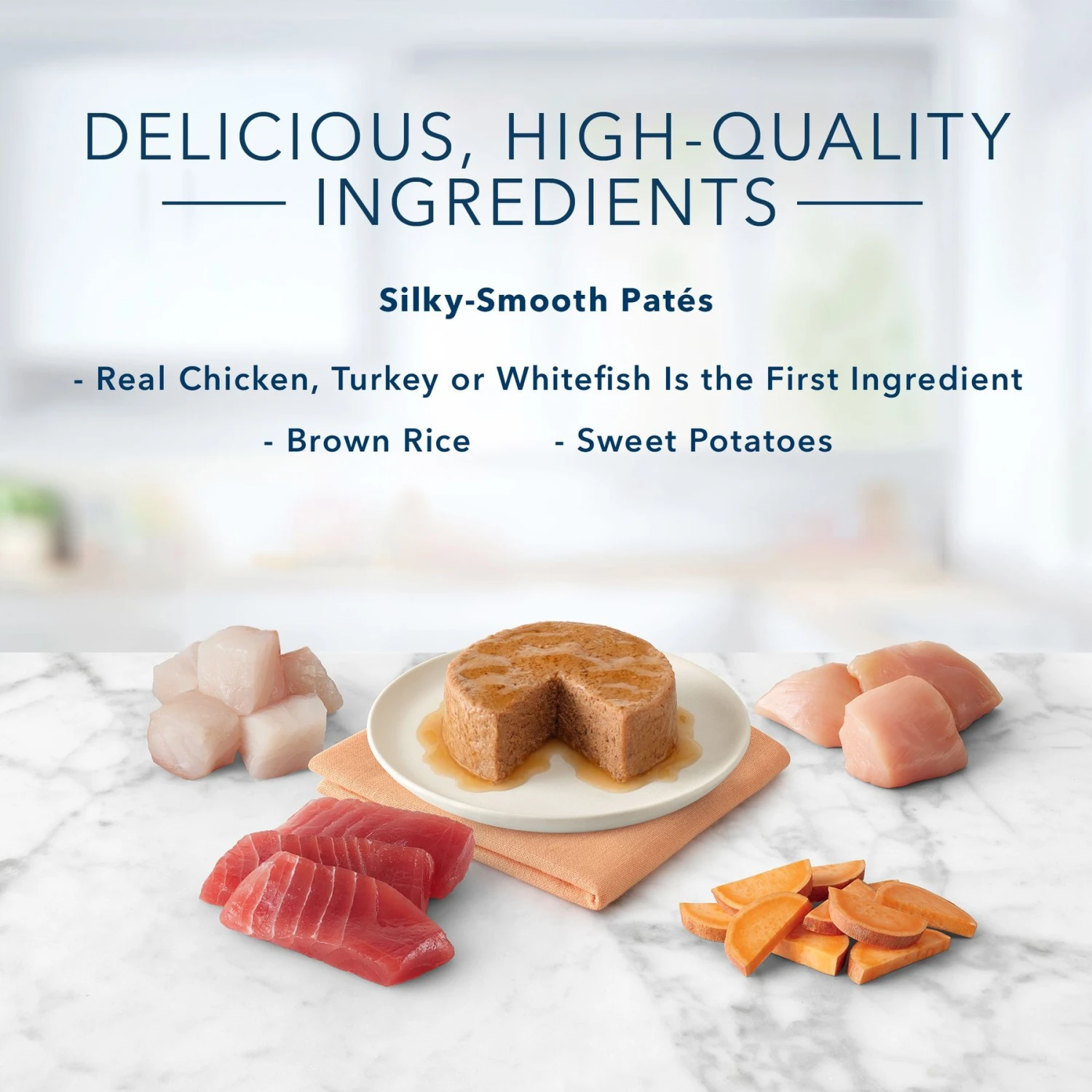 Blue Buffalo Tastefuls Chicken, Turkey & Chicken & Ocean Fish & Tuna Entrées Variety Pack Pate Wet Cat Food, 5.5-oz Can, Case Of 12 & Blue Buffalo Tastefuls Tuna, Chicken, Fish & Shrimp Entrées Variety Pack Flaked Wet Cat Food 7 Blue Buffalo Tastefuls Chicken, Turkey & Chicken & Ocean Fish & Tuna Entrées Variety Pack Pate Wet Cat Food, 5.5-oz Can, Case Of 12 & Blue Buffalo Tastefuls Tuna, Chicken, Fish & Shrimp Entrées Variety Pack Flaked Wet Cat Food - Image 5