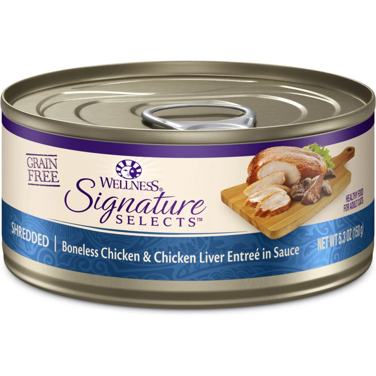 Wellness CORE Signature Selects Shredded Boneless Chicken & Chicken Liver Entree In Sauce Grain-Free Natural Canned Cat Food & Wellness CORE Signature Selects Shredded Boneless Chicken & Beef Entree In Sauce Grain-Free Canned Cat Food 4 Wellness CORE Signature Selects Shredded Boneless Chicken & Chicken Liver Entree In Sauce Grain-Free Natural Canned Cat Food & Wellness CORE Signature Selects Shredded Boneless Chicken & Beef Entree In Sauce Grain-Free Canned Cat Food - Image 2