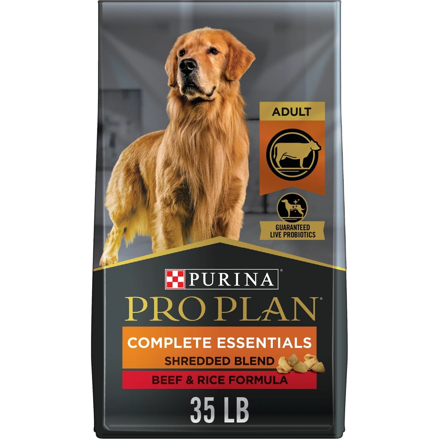 Purina Pro Plan Adult Shredded Blend Beef & Rice Formula Dry Dog Food 3 Purina Pro Plan Adult Shredded Blend Beef & Rice Formula Dry Dog Food