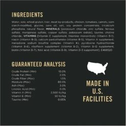 Purina Pro Plan Adult Sole & Vegetable Entree In Sauce Canned Cat Food -Blue Buffalo Shop 67958 PT4. AC SS1800 V1636675628