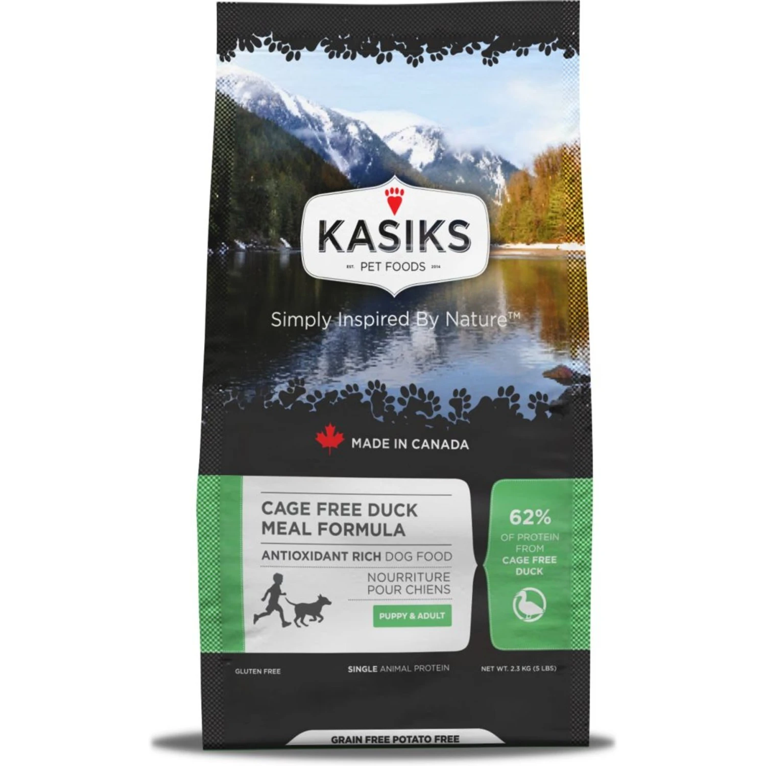 KASIKS Cage Free Duck Meal Formula Grain-Free Dry Dog Food 3 KASIKS Cage Free Duck Meal Formula Grain-Free Dry Dog Food
