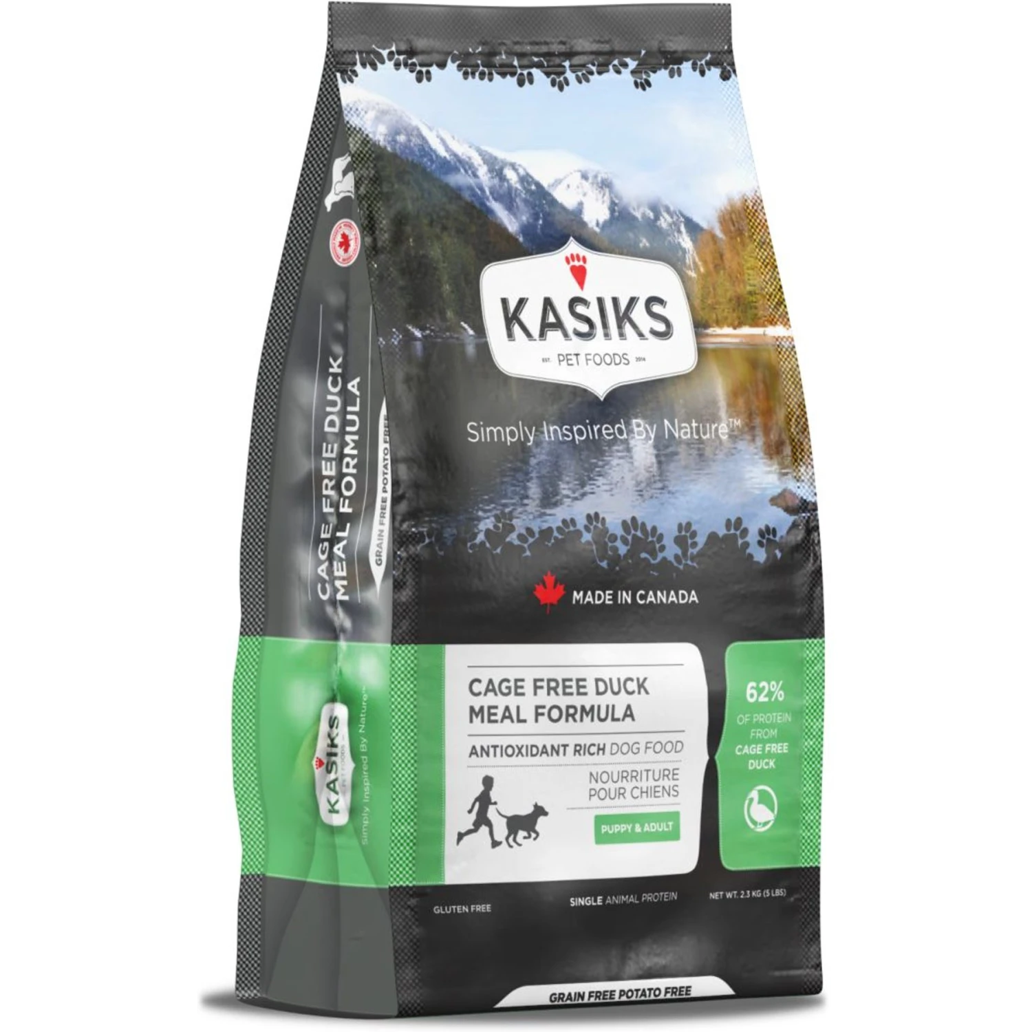 KASIKS Cage Free Duck Meal Formula Grain-Free Dry Dog Food 4 KASIKS Cage Free Duck Meal Formula Grain-Free Dry Dog Food - Image 2